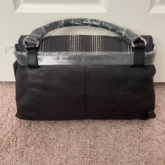 Liebeskind Berlin Studded Top Flap Leather Satchel - Picture 2 of 6